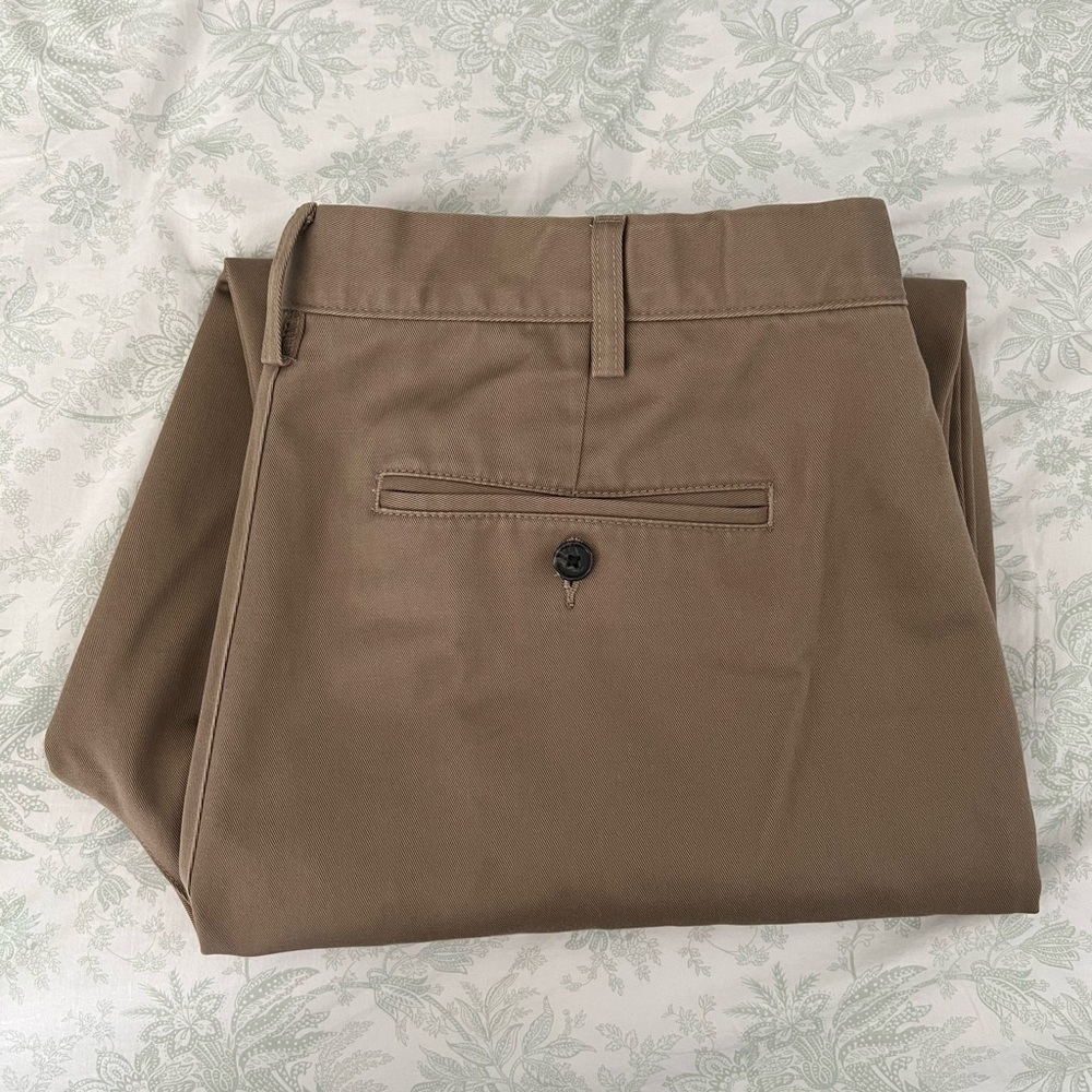 Lands' End Tan Chinos Classic Business Casual